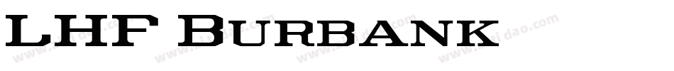 LHF Burbank字体转换